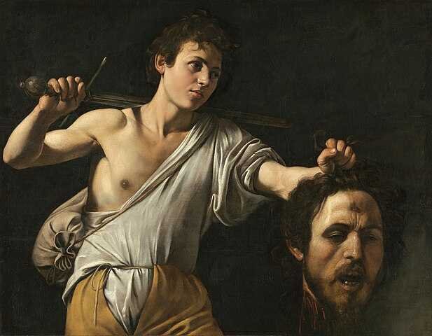 Goliath Başkanı ile David c. 1607. Caravaggio