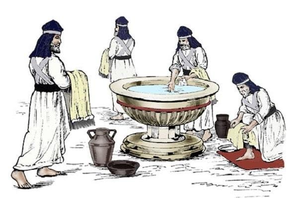 Yahudilikte Ayak Yıkama İçin Kullanılan Laver