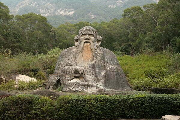 Taoizm'in Kurucusu Lao-Tzu (Lao-Tse) Heykeli