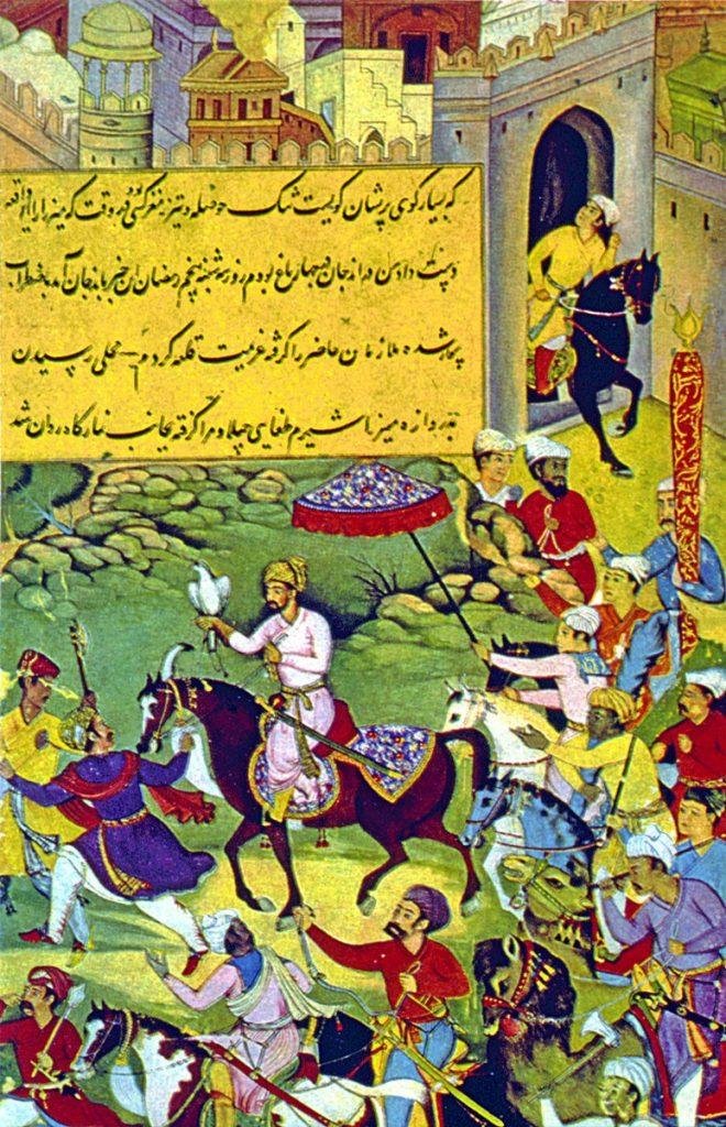 Babur Sah avlanirken