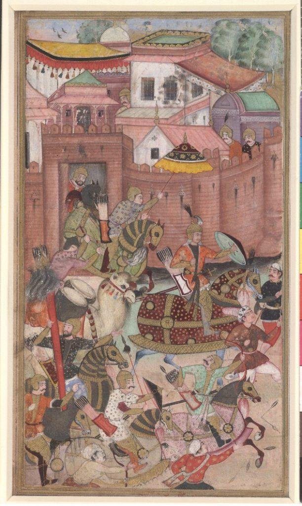 Sultan Babur ve Ordusunun Kaleyi Kusatmasi
