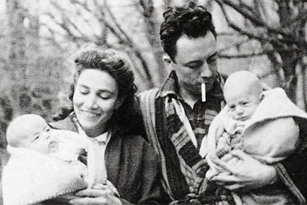 Albert Camus Francine Faure ve Ikiz Bebekleri
