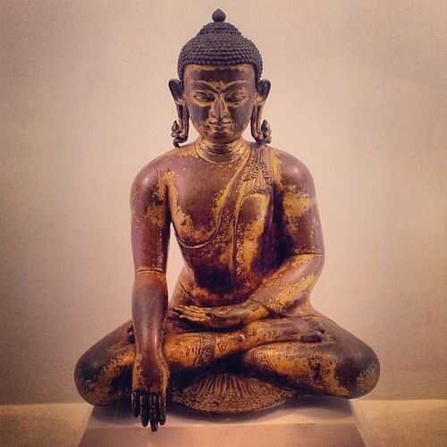 Illustrasyon Shakyamuni Tarihi Buda Nesne 614 Patan Muzesi Mangal Bazaar Lalitpur Nepal