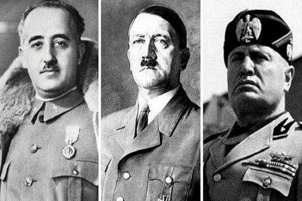 Francisco Franco - Adolf Hitler - Benito Mussolini