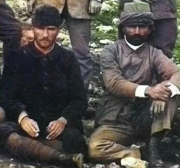 Mustafa Kemal Atatürk ve Enver Paşa (Libya)
